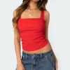 Rio Ruched Square Neck Top