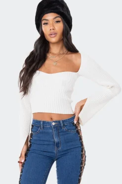 Robbie Sweetheart Knitted Top
