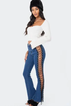 Robbie Sweetheart Knitted Top