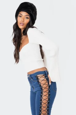 Robbie Sweetheart Knitted Top