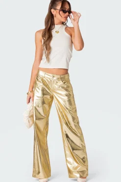 Rochelle Low Rise Metallic Jeans
