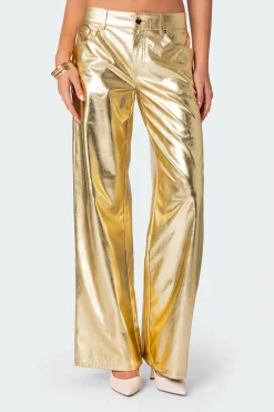 Rochelle Low Rise Metallic Jeans