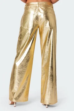 Rochelle Low Rise Metallic Jeans