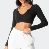 Romance Ribbed Crop Top