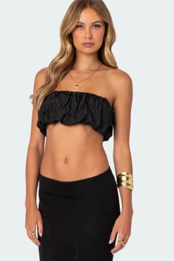Romi Nylon Bubble Bandeau Top
