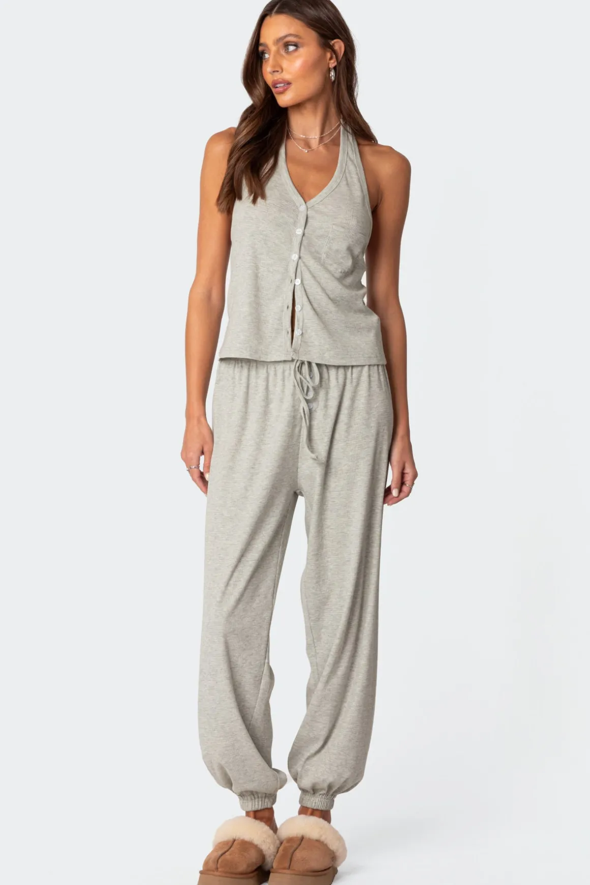 Rosanna Waffle Pajama Sweatpants