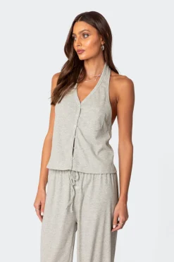Rosanna Waffle Pajama Top