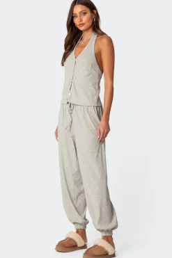 Rosanna Waffle Pajama Top