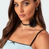 Rosy Flower Choker