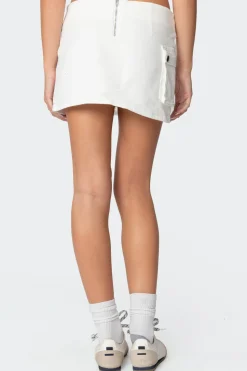 Roux Belted Mini Skirt
