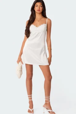 Rowan Mini Satin Slip Dress