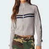 Roxanne Zip Up Knit Cardigan