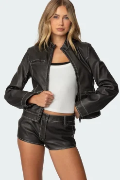 Roxie Faux Leather Jacket