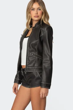 Roxie Faux Leather Jacket