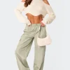 Roy Low Rise Nylon Cargo Pants