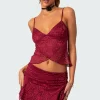 Ruby Sheer Lace Tank Top