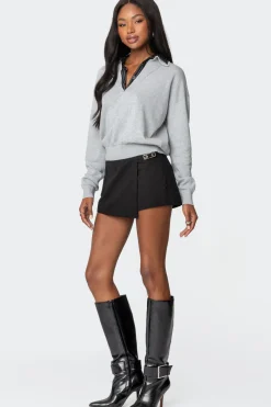 Rue Double Collared Sweater