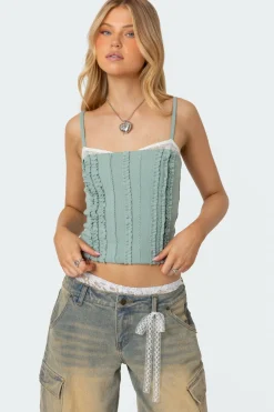 Ruffled Bra Top