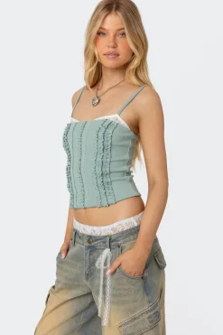 Ruffled Bra Top