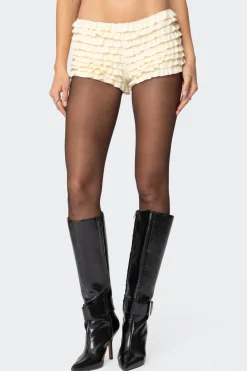 Ruffled Micro Bloomer Shorts