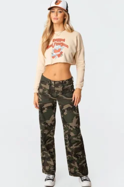 Rugged Cropped Sweatshirt