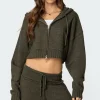 Russell Knit Hooded Cardigan