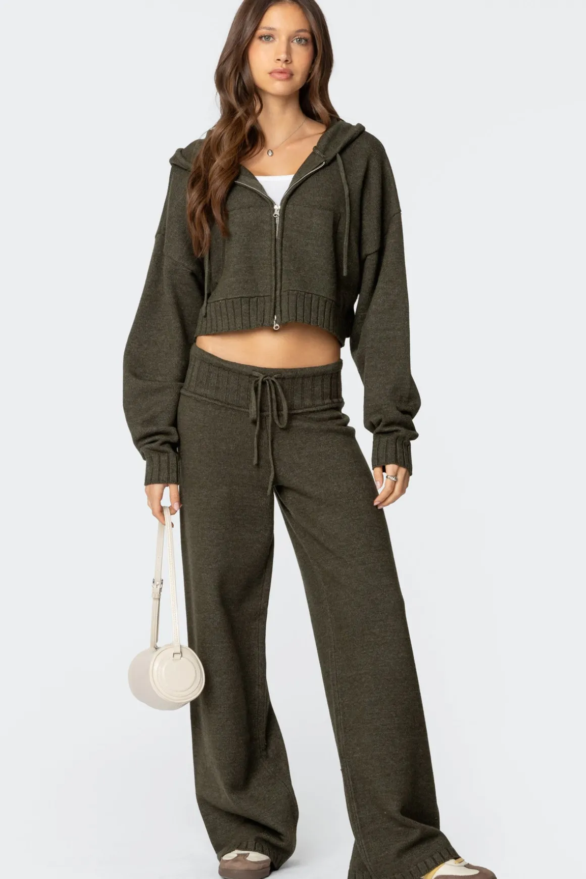 Russell Knit Hooded Cardigan
