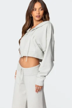Russell Knit Hooded Cardigan