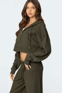 Russell Knit Hooded Cardigan