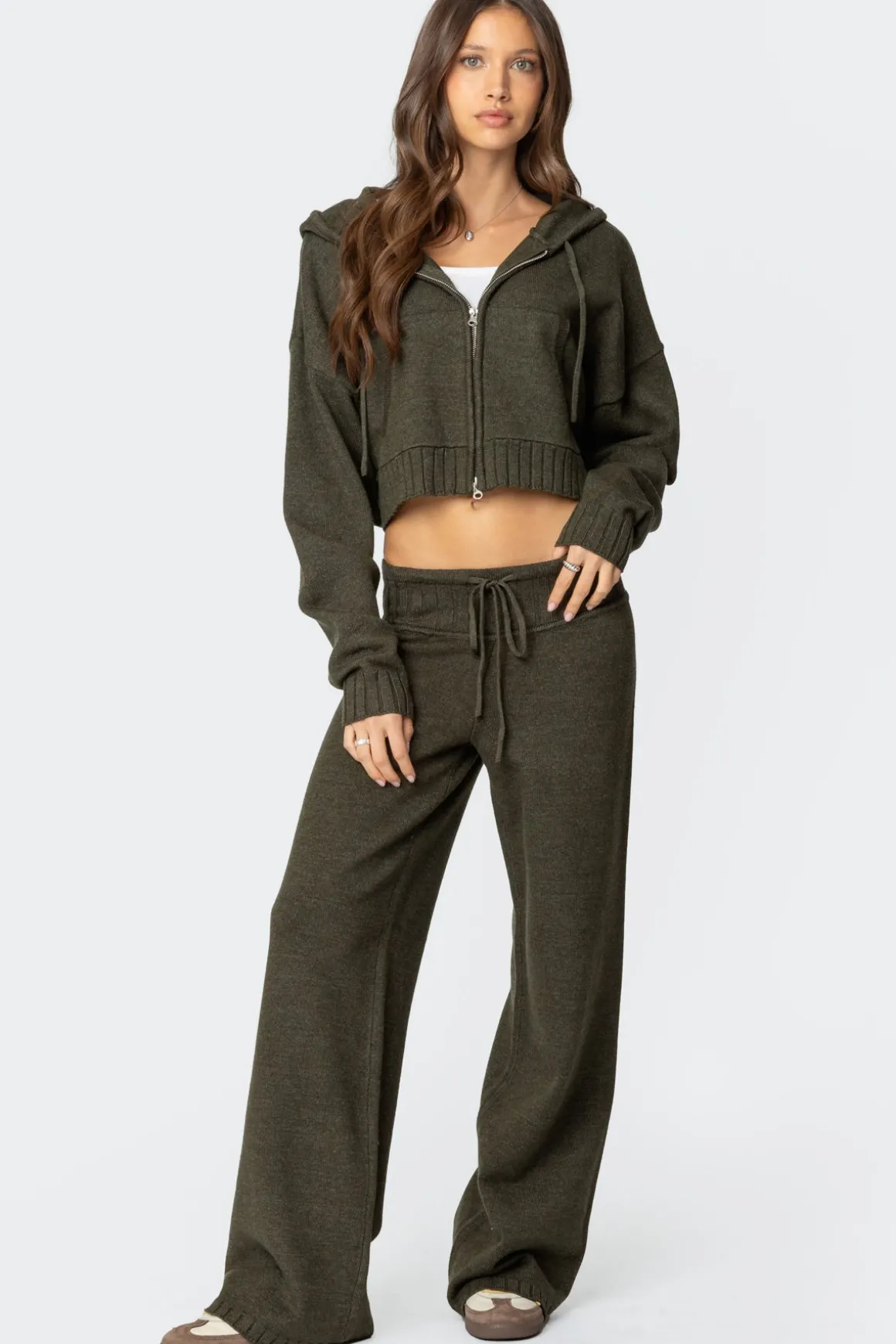 Russell Knit Hooded Cardigan