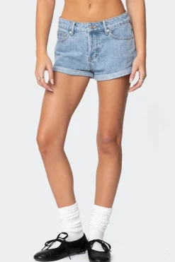 Rylin Low-Rise Denim Shorts