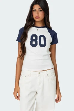 80'S Raglan T Shirt