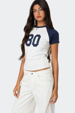 80'S Raglan T Shirt