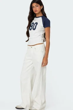 80'S Raglan T Shirt