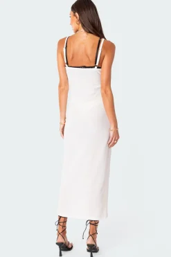 Sable Sheer Button Up Maxi Dress
