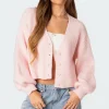 Sabrina Chunky Knit Cropped Cardigan