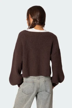 Sabrina Chunky Knit Cropped Cardigan