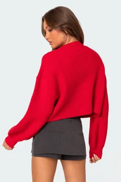 Sabrina Chunky Knit Cropped Cardigan