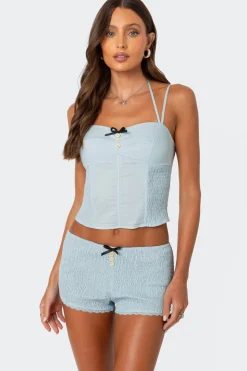 Saffron Side Scrunched Corset
