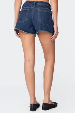 Sahara High Rise Denim Shorts