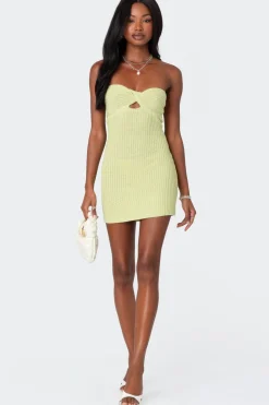 Sammie Twist Front Knit Mini Dress