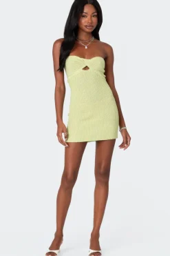 Sammie Twist Front Knit Mini Dress
