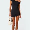 Sandy Asymmetric Mini Dress