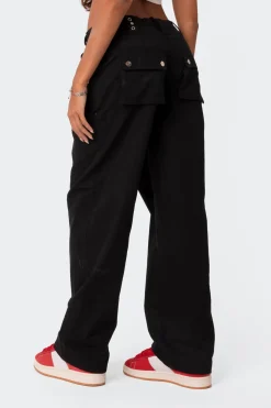 Saphire Low Rise Cargo Pants