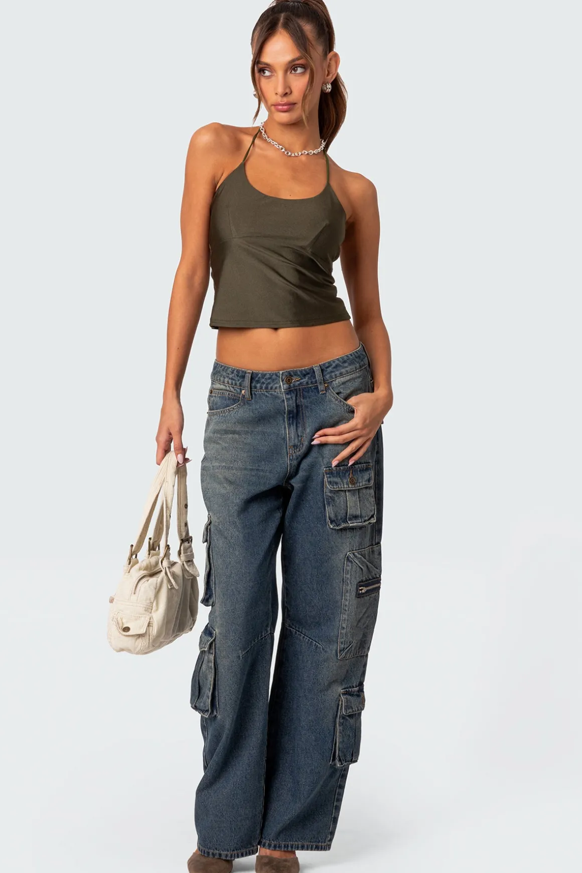 Sara Back Cut Out Tank Top