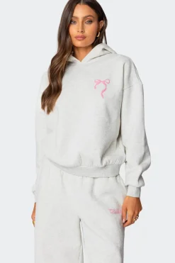 Sasha Bow Detail Hoodie