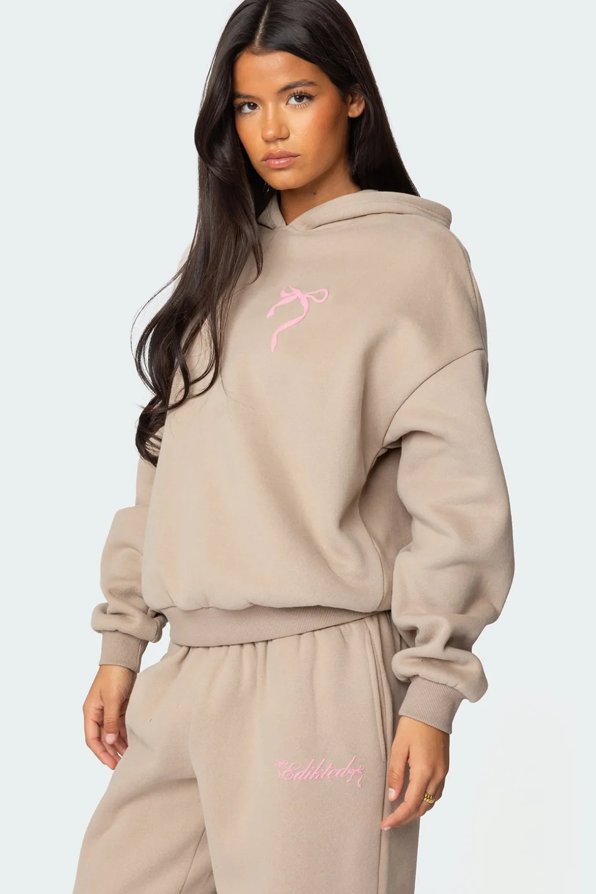 Sasha Bow Detail Hoodie