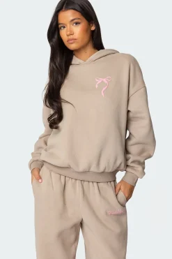 Sasha Bow Detail Hoodie