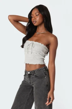 Savannah Pointelle Tube Top