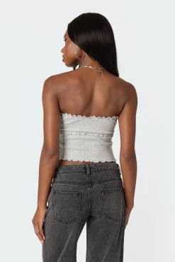 Savannah Pointelle Tube Top